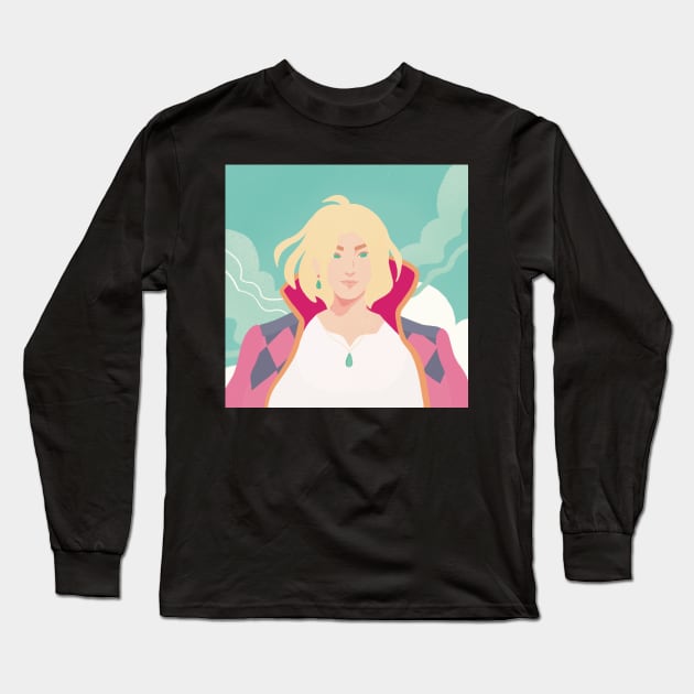 Howl Long Sleeve T-Shirt by ilustracici
